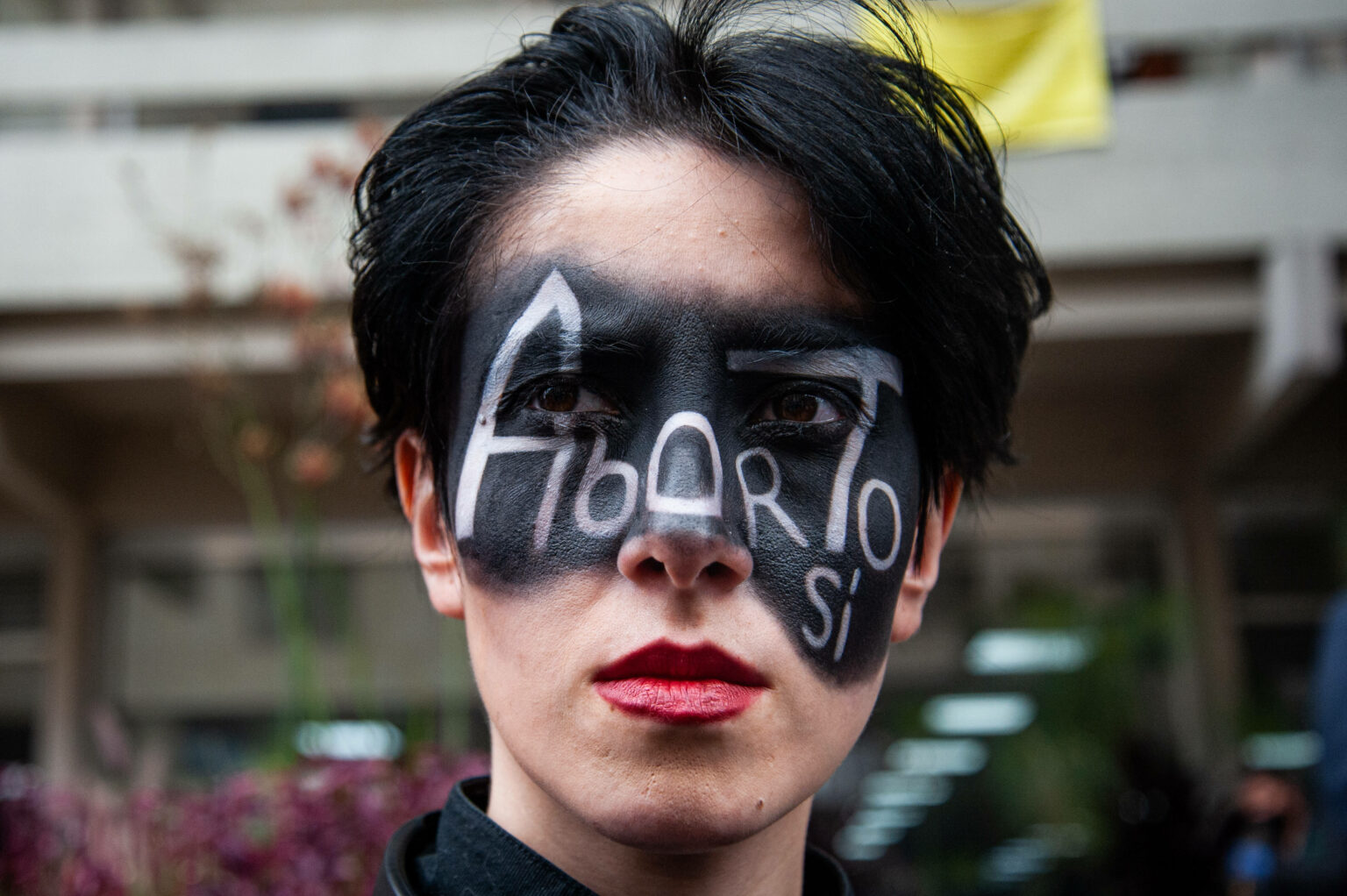 IMAGO / Zuma Wire / Chepa Beltran | Demonstration in support of the decriminalization of abortions in Colombia, in Bogota, Colombia. February 3, 2022.